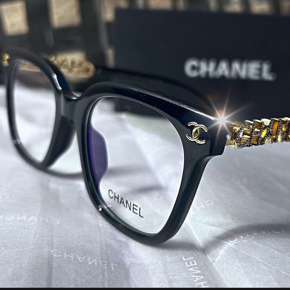 CHANEL Accessories - Authentic Chanel Clear Blue Light Glasses